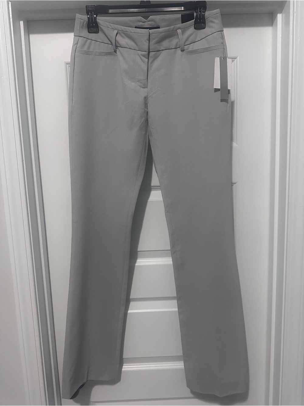 Amanda & Chelsea Dove Gray Boot-Cut Dress Pants
